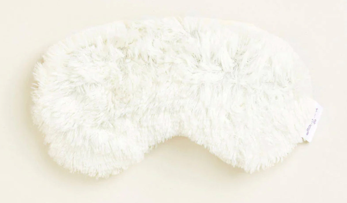 cozy eye mask that can be cooled or warmed.